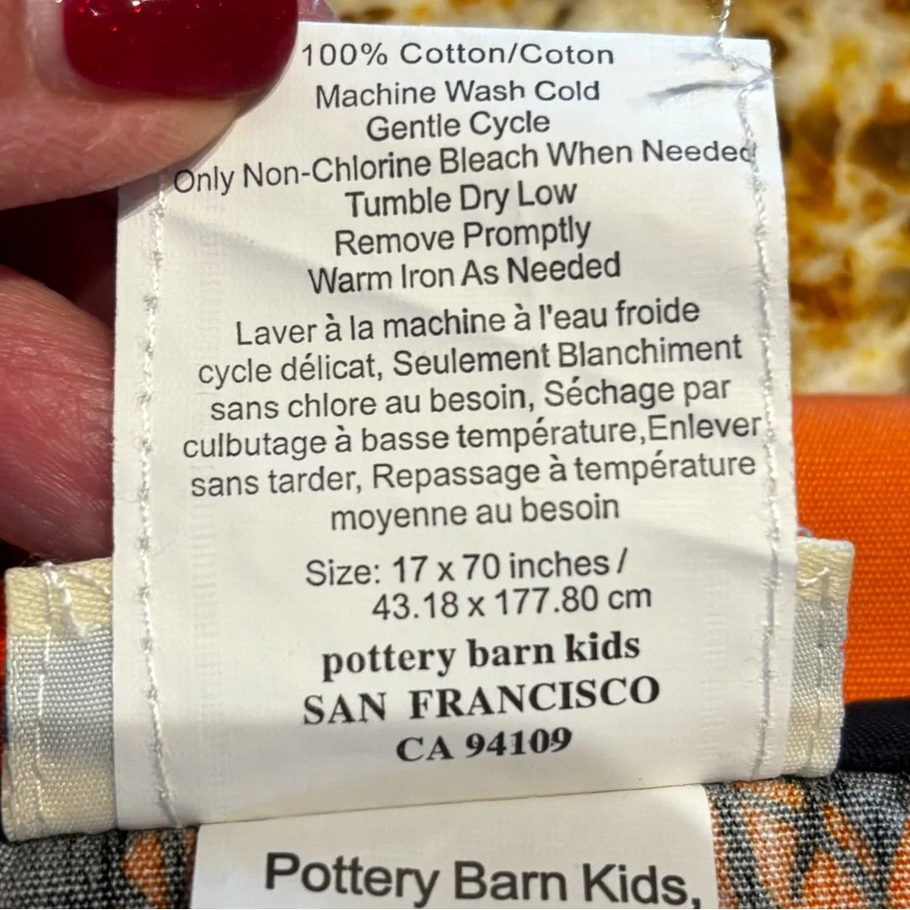 Pottery Barn Kids Halloween Table Runner - 
17x70 New - Picture 5 of 5